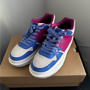 UGG Colorful Sneakers with Blue and Pink Accents